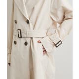 【定番人気】【撥水/UVケア】後ろタックトレンチコート スプリングコート | VIS  | 詳細画像37 