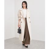 【定番人気】【撥水/UVケア】後ろタックトレンチコート スプリングコート | VIS  | 詳細画像7 