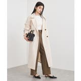 【定番人気】【撥水/UVケア】後ろタックトレンチコート スプリングコート | VIS  | 詳細画像8 