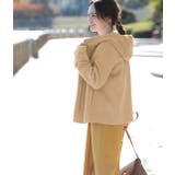 【蓄熱+静電気防止】フレンチウール混立ち襟フードショートコート | VIS  | 詳細画像18 