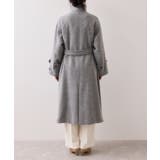 尾州シャギースタンドカラーロングコート/静電気防止・WEB限定PS・TMサイズ | VIS  | 詳細画像34 