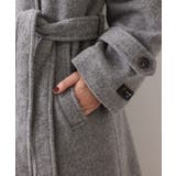 尾州シャギースタンドカラーロングコート/静電気防止・WEB限定PS・TMサイズ | VIS  | 詳細画像43 