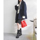 【WEB限定】シャギーミディ丈Pコート | VIS | 詳細画像12