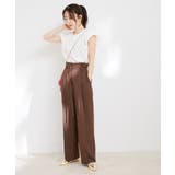 【接触冷感 洗える】美easy Dカンベルト付きワイドパンツ【セットアップ対応】 | VIS | 詳細画像14