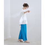 【接触冷感 洗える】美easy Dカンベルト付きワイドパンツ【セットアップ対応】 | VIS | 詳細画像2