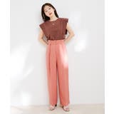 【接触冷感 洗える】美easy Dカンベルト付きワイドパンツ【セットアップ対応】 | VIS | 詳細画像20