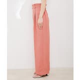 【接触冷感 洗える】美easy Dカンベルト付きワイドパンツ【セットアップ対応】 | VIS | 詳細画像27