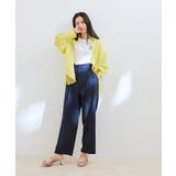 【接触冷感 洗える】美easy Dカンベルト付きワイドパンツ【セットアップ対応】 | VIS | 詳細画像6