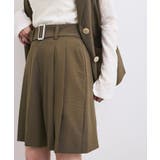 【セットアップ対応】ベルト付きバミューダパンツ | VIS  | 詳細画像5 