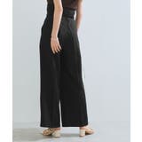 【新色追加】【防シワ/接触冷感】ベルトディテールタックワイドスラックスパンツ | VIS  | 詳細画像22 