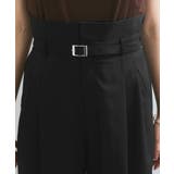 【新色追加】【防シワ/接触冷感】ベルトディテールタックワイドスラックスパンツ | VIS  | 詳細画像28 