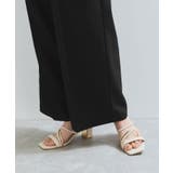 【新色追加】【防シワ/接触冷感】ベルトディテールタックワイドスラックスパンツ | VIS  | 詳細画像30 