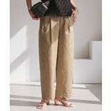 ベージュ(27) | バレルシルエットコットンパンツ | VIS