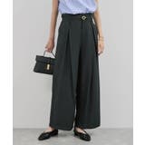 チャコール(06) | ボックスタックリラックスパンツ | VIS 