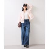 ベルト付きワイドシルエットデニムパンツ | VIS  | 詳細画像12 