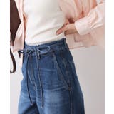 ベルト付きワイドシルエットデニムパンツ | VIS  | 詳細画像14 