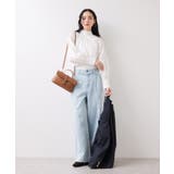 ベルト付きワイドシルエットデニムパンツ | VIS  | 詳細画像21 