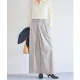 フロントタックデザインワイドパンツ | VIS  | 詳細画像14 