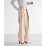 フロントタックデザインワイドパンツ | VIS  | 詳細画像16 