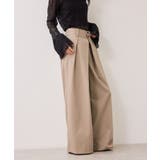 フロントタックデザインワイドパンツ | VIS  | 詳細画像17 