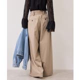 フロントタックデザインワイドパンツ | VIS  | 詳細画像20 