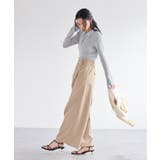 フロントタックデザインワイドパンツ | VIS  | 詳細画像3 