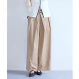 フロントタックデザインワイドパンツ | VIS  | 詳細画像9 