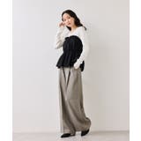 サマーツイードリボンベルトパンツ/UVケア・イージーケア | VIS  | 詳細画像10 