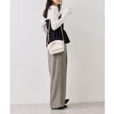 サマーツイードリボンベルトパンツ/UVケア・イージーケア | VIS  | 詳細画像11 