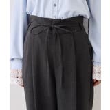 サマーツイードリボンベルトパンツ/UVケア・イージーケア | VIS  | 詳細画像24 