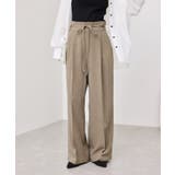 サマーツイードリボンベルトパンツ/UVケア・イージーケア | VIS  | 詳細画像7 