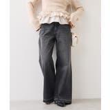 ブラック系(02) | バギーワイドデニムパンツ | VIS 