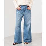 ブルー系(45) | バギーワイドデニムパンツ | VIS 