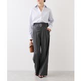 ベルトディティールパンツ/防シワ・イージーケア | VIS | 詳細画像4
