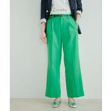 グリーン(30) | 美HITワンタックストレートパンツ【洗える】 | VIS