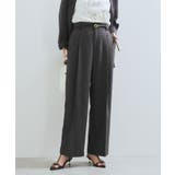 【美easy】ワンタックワイドスラックスパンツ【接触冷感/洗える】 | VIS  | 詳細画像1 