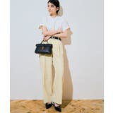 【美easy】ワンタックワイドスラックスパンツ【接触冷感/洗える】 | VIS  | 詳細画像10 