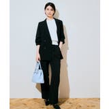 【美easy】ワンタックワイドスラックスパンツ【接触冷感/洗える】 | VIS  | 詳細画像16 