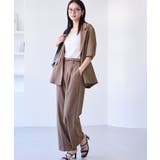 【美easy】ワンタックワイドスラックスパンツ【接触冷感/洗える】 | VIS  | 詳細画像17 