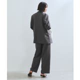 【美easy】ワンタックワイドスラックスパンツ【接触冷感/洗える】 | VIS  | 詳細画像3 