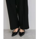 【美easy】ワンタックワイドスラックスパンツ【接触冷感/洗える】 | VIS  | 詳細画像34 