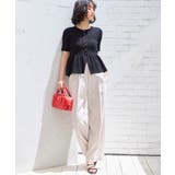 【美easy】ワンタックワイドスラックスパンツ【接触冷感/洗える】 | VIS  | 詳細画像6 