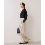 【美easy】コンフォートストレートワイドパンツ イージーケア UVケア | VIS  | 詳細画像13 