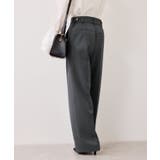 【美easy】コンフォートストレートワイドパンツ イージーケア UVケア | VIS  | 詳細画像25 