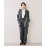 【美easy】コンフォートストレートワイドパンツ イージーケア UVケア | VIS  | 詳細画像27 