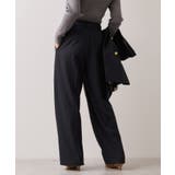 【美easy】コンフォートストレートワイドパンツ イージーケア UVケア | VIS  | 詳細画像6 