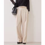 ベージュ(27) | 【美easy】コンフォートストレートワイドパンツ イージーケア UVケア | VIS 