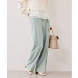 ライトグリン(33) | 【美easy】コンフォートストレートワイドパンツ イージーケア UVケア | VIS 