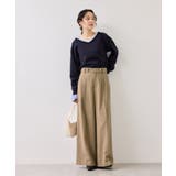 ツータックワイドパンツ/イージーケア | VIS  | 詳細画像2 