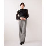 美easyリネンライクワイドパンツ/イージーケア・接触冷感・セットアップ対応 | VIS  | 詳細画像16 